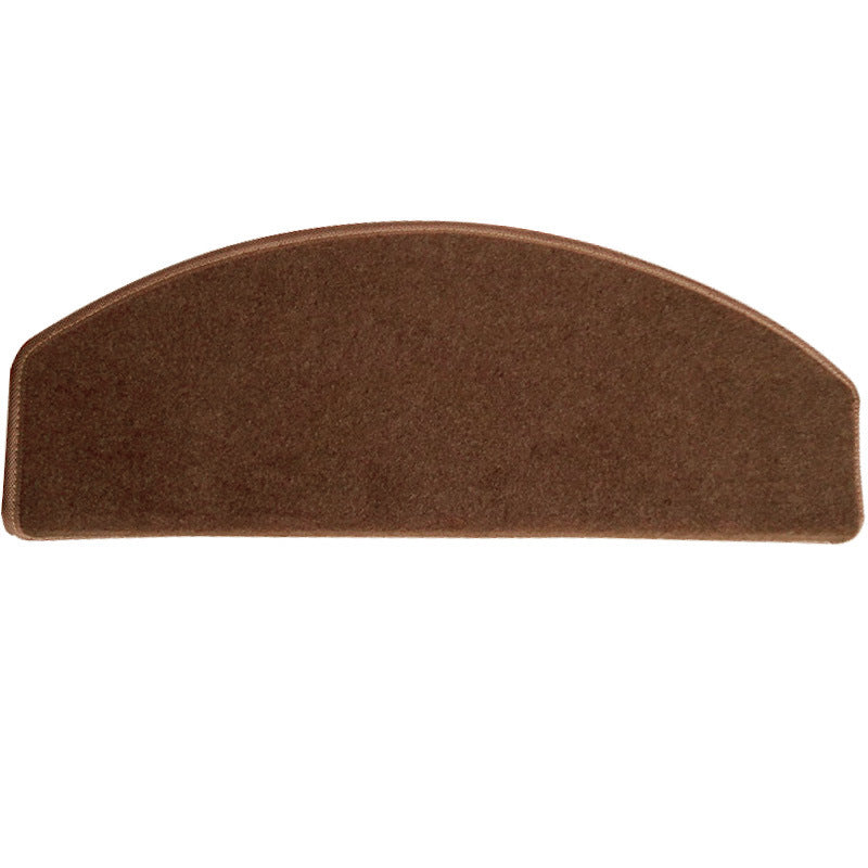Solid wood staircase carpet, step mat, glue-free self-adhesive self-sticking, anti-slip tile step foot mat