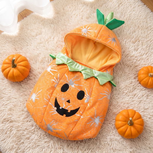 The Little Pumpkin Costume laid flat
